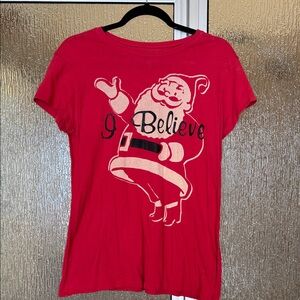 Red Santa Graphic T-Shirt